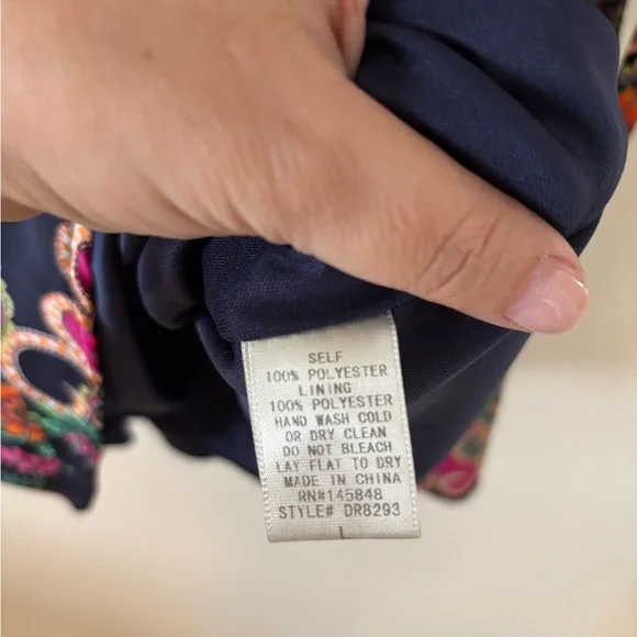 Everly Paisley Multicolor Dress - Picture 6 of 6